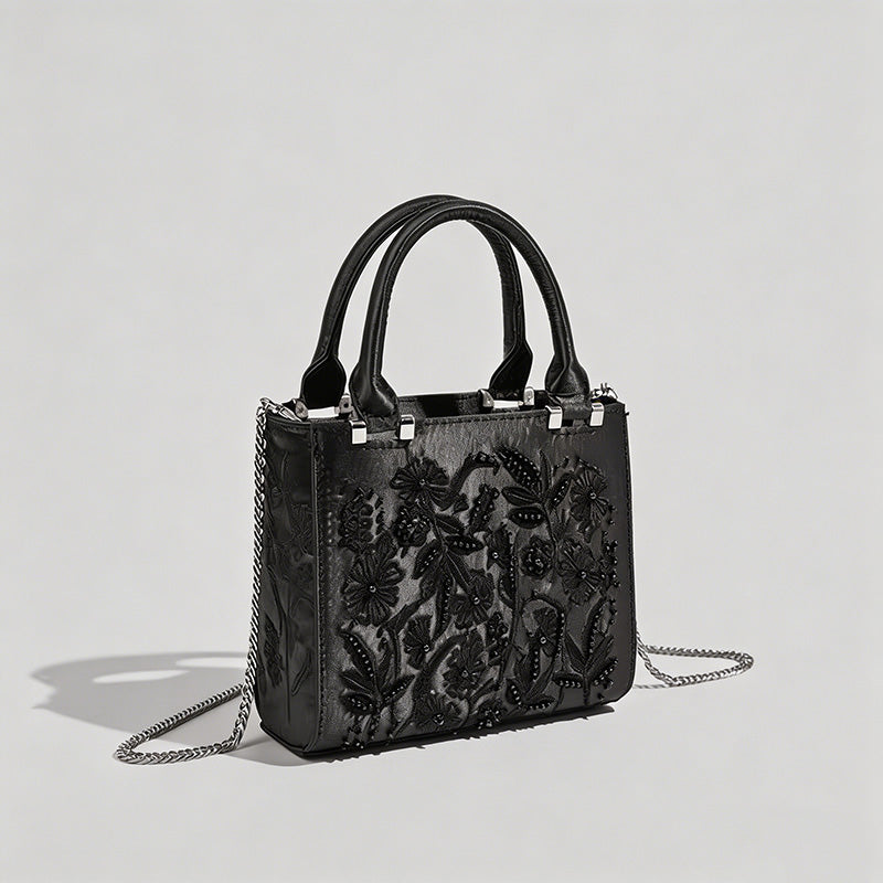 Pearl-Embellished Evening Bag - Shopdayla Wholesale - #3218