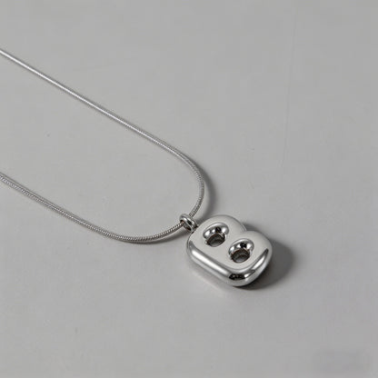 3D Bubble Letter Initial Neckl - Shopdayla Wholesale - #1442