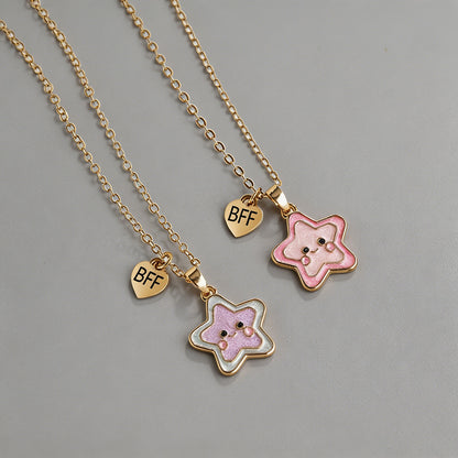 Star Pendant BFF Friendship Ne - Shopdayla Wholesale - #4338