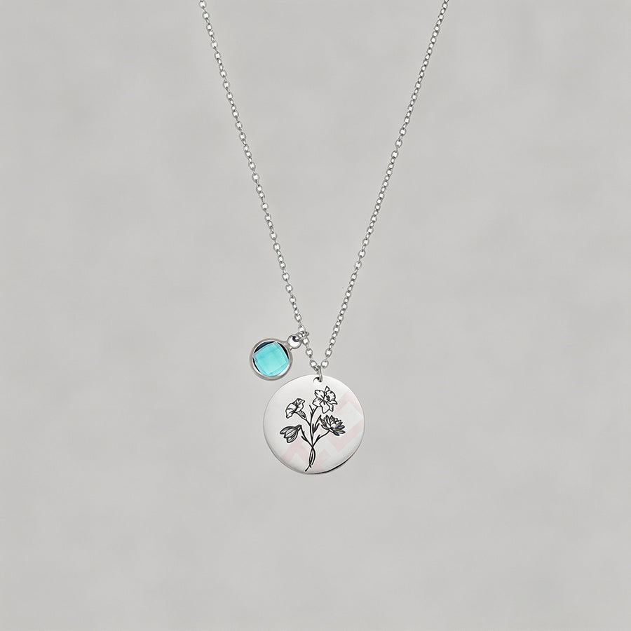 Birth Month Flower & Birthston - Shopdayla Wholesale - #5922