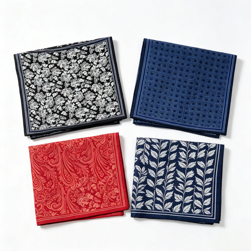 Vintage Paisley Print Square S - Shopdayla Wholesale - #9954
