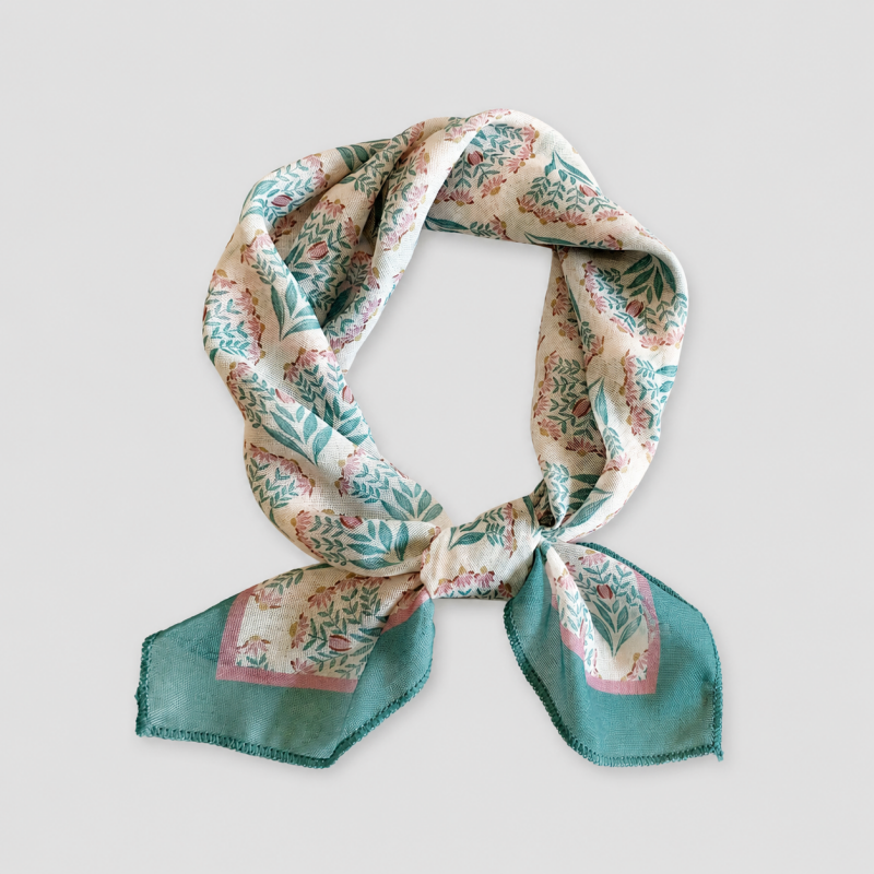 Retro Geometric Square Scarf - Shopdayla Wholesale - #2930