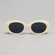 Beige Frame / Gray Lens / One Size