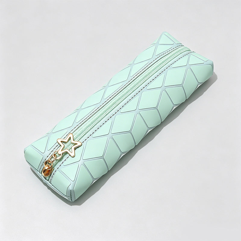 Fresh Geometric Stitched Leath - Shopdayla Wholesale - #6866