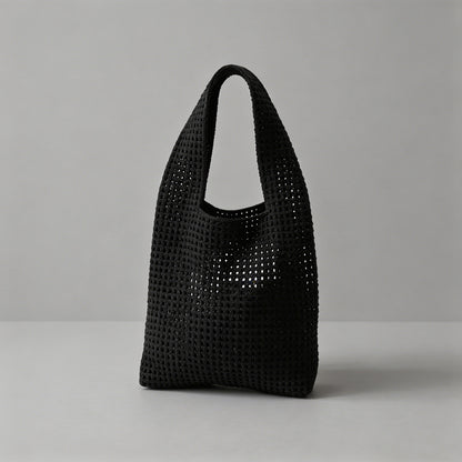 Hollow Out Knit Tote Bag - Shopdayla Wholesale - #0402