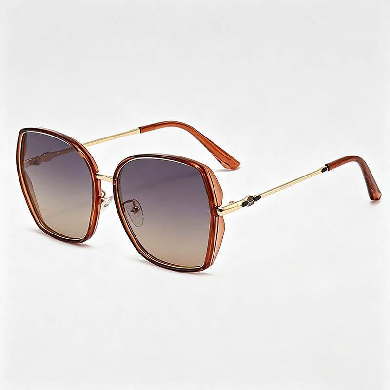 Polarized Oversized Metal Sung - Shopdayla Wholesale - #9602