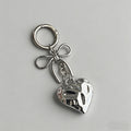 Silver Bow Heart Pendant Bag C - Shopdayla Wholesale - #2962