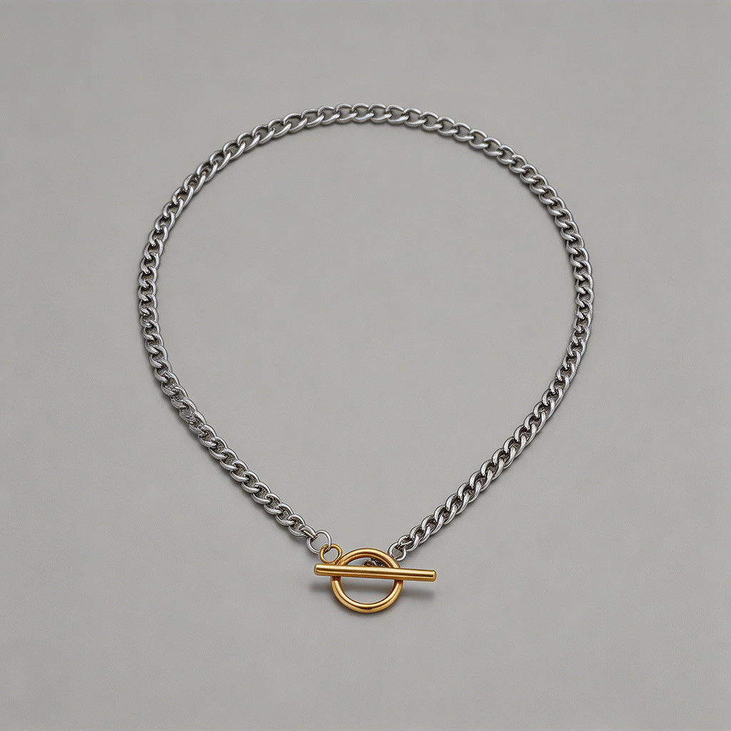 Toggle Clasp Pendant Necklace - Shopdayla Wholesale - #2306