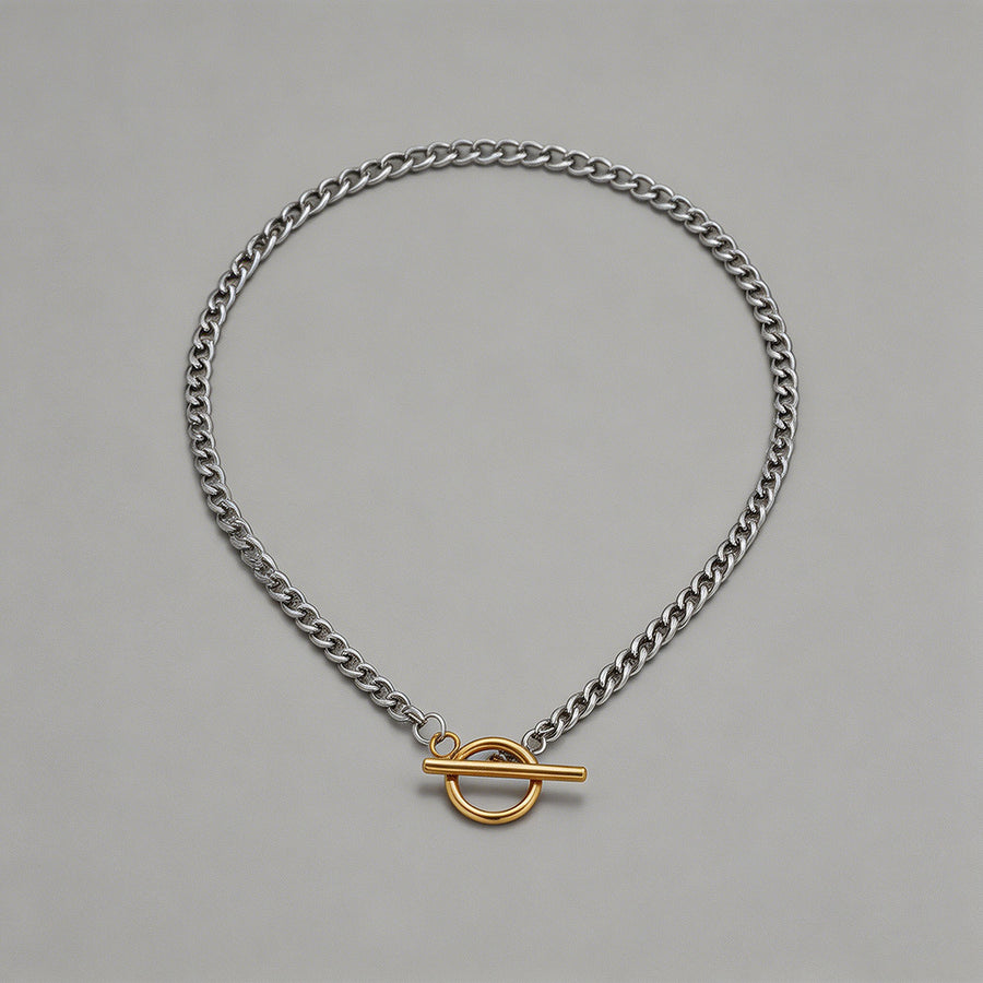 Toggle Clasp Pendant Necklace - Shopdayla Wholesale - #2306