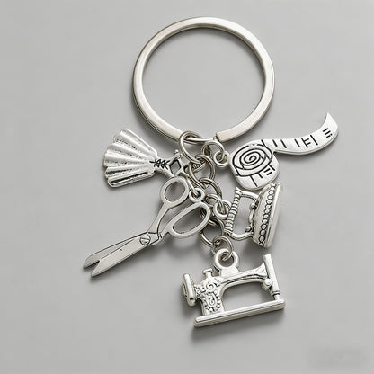 Sewing Themed Charm Keychain - Shopdayla Wholesale - #5586