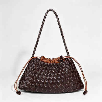 Hand‑Woven Drawstring Hobo Und - Shopdayla Wholesale - #8706