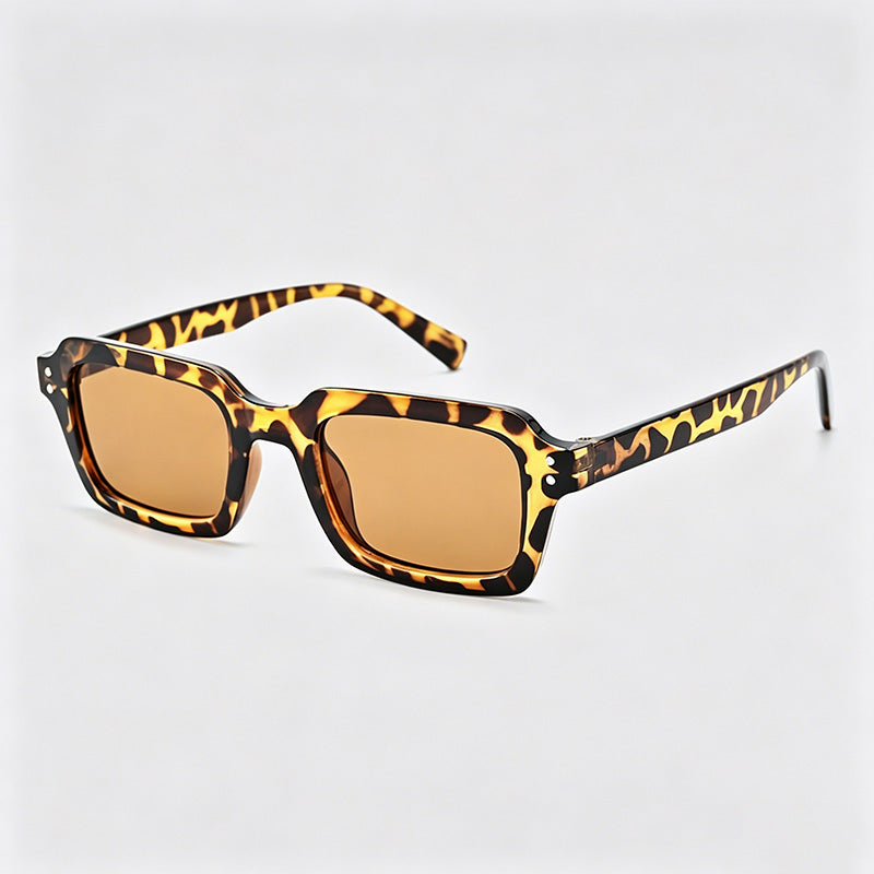 Retro Square Studded Sunglasse - Shopdayla Wholesale - #1810
