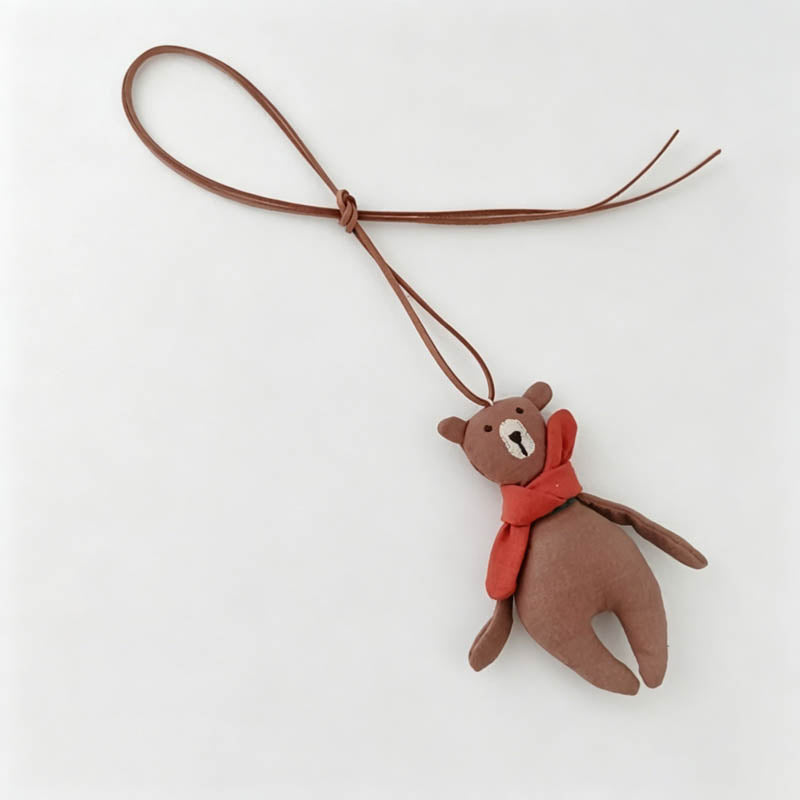 Cartoon Fabric Pendant Necklac - Shopdayla Wholesale - #3122