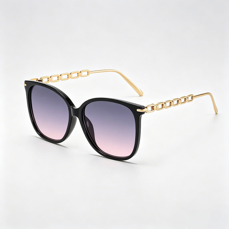Chain-Temple Square Sunglasses - Shopdayla Wholesale - #7858