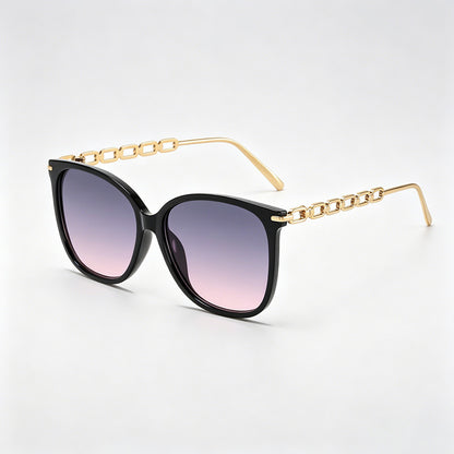 Chain-Temple Square Sunglasses - Shopdayla Wholesale - #7858