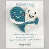 Blue and White Heart / One Size