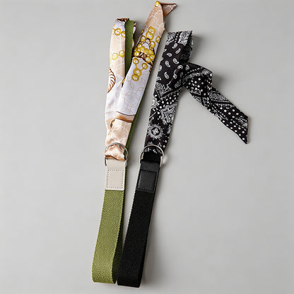 Canvas Scarf D-Ring Belt - Shopdayla Wholesale - #1298