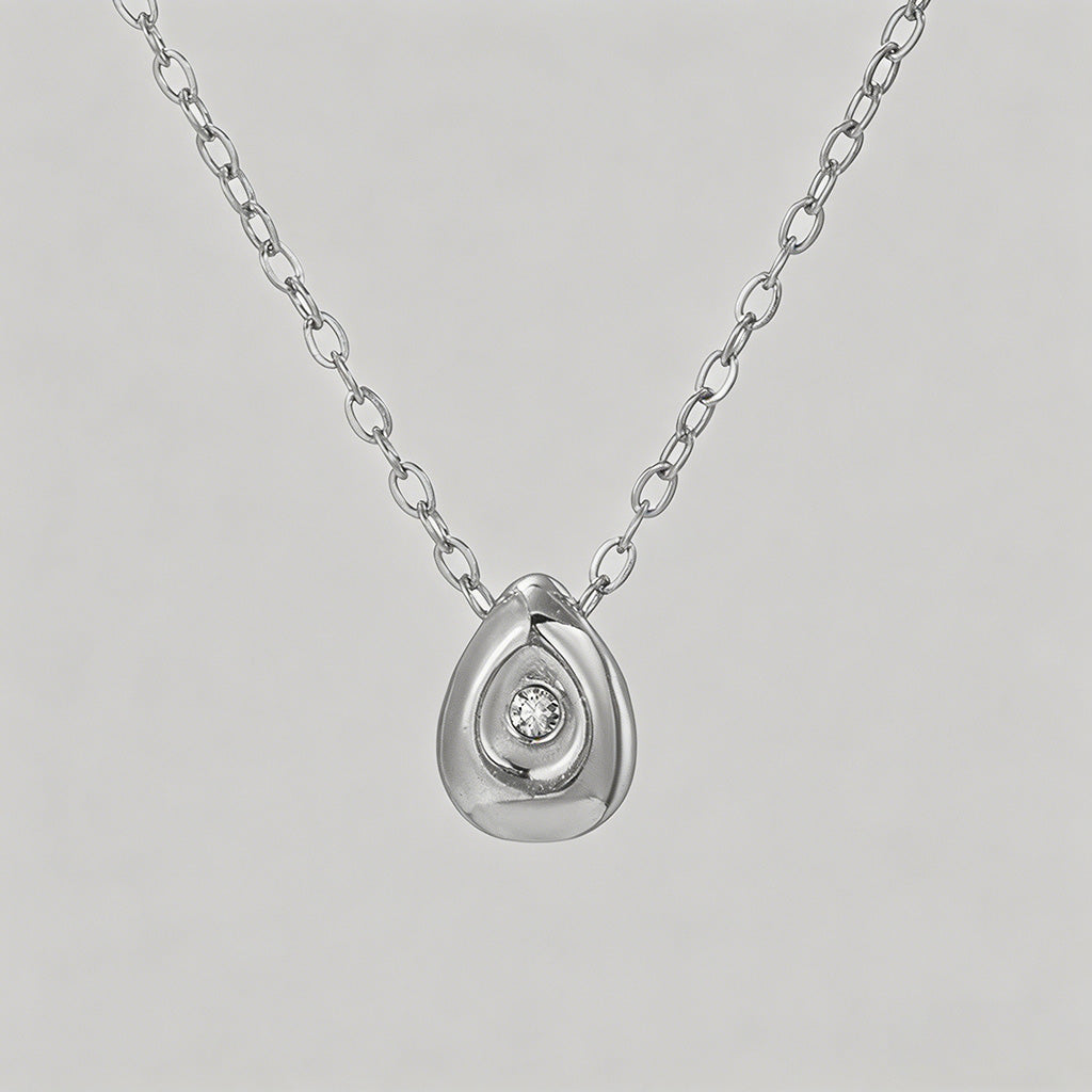 Teardrop Pendant Necklace - Shopdayla Wholesale - #4866