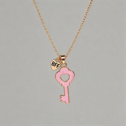 Key Pendant BFF Friendship Nec - Shopdayla Wholesale - #4882