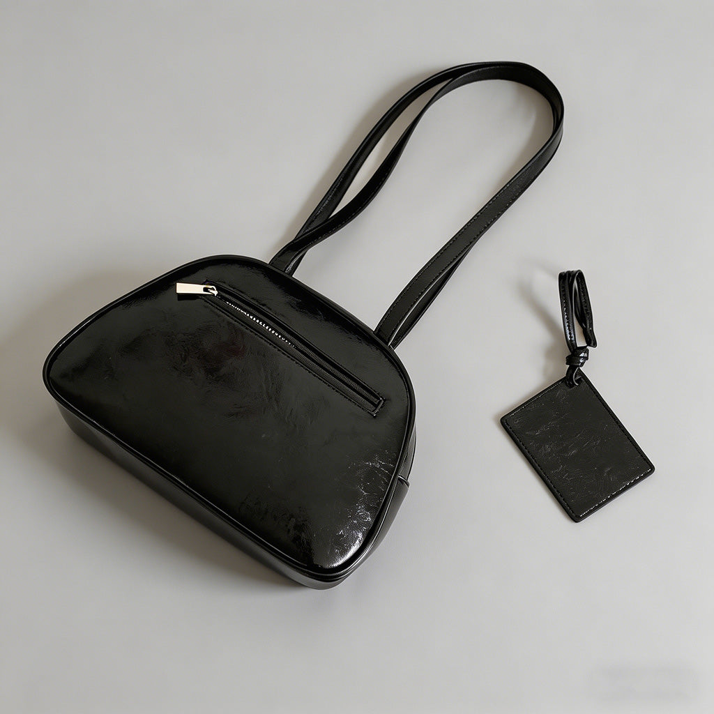 Metallic Silver Shoulder Bag - Shopdayla Wholesale - #3570