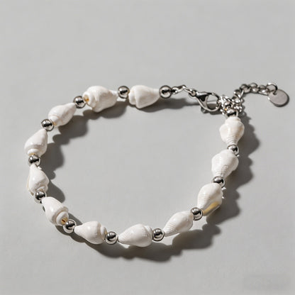 Seashell 18K Gold Plated Stain - Shopdayla Wholesale - #1010