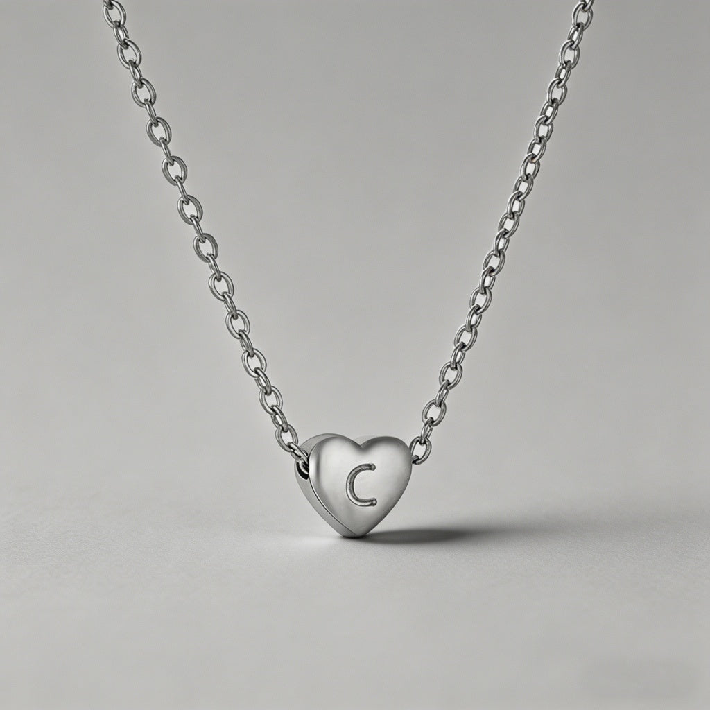 Personalized 3D Heart Initial - Shopdayla Wholesale - #4194