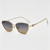 Gold Frame / Gray Brown Lens / One Size
