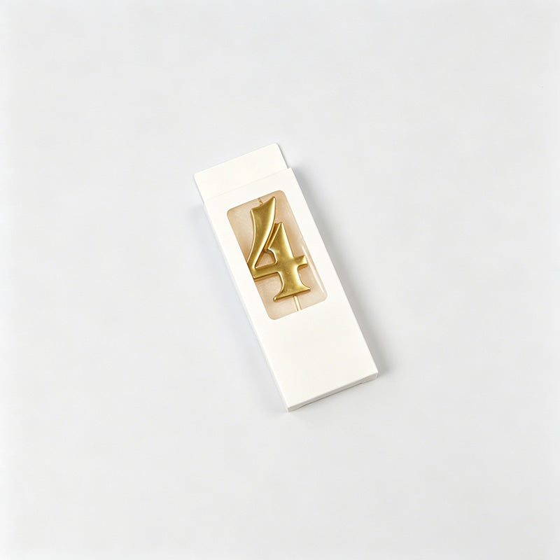 Gold Plated Number Birthday Ca - Shopdayla Wholesale - #3394