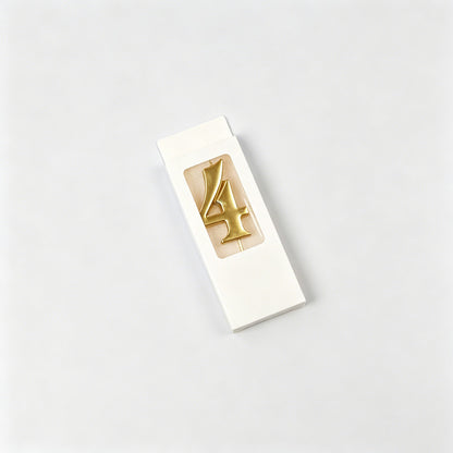 Gold Plated Number Birthday Ca - Shopdayla Wholesale - #3394