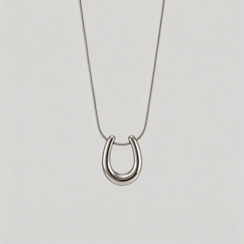 Open Shape Snake Chain Necklac - Shopdayla Wholesale - #4242