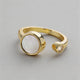 Gold Round / One Size
