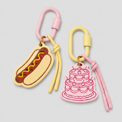 Picnic Charm Keychain