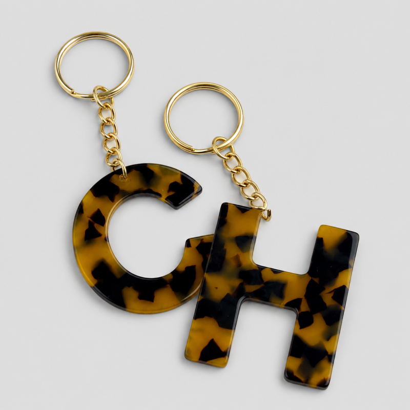 Letter Initial Keychain