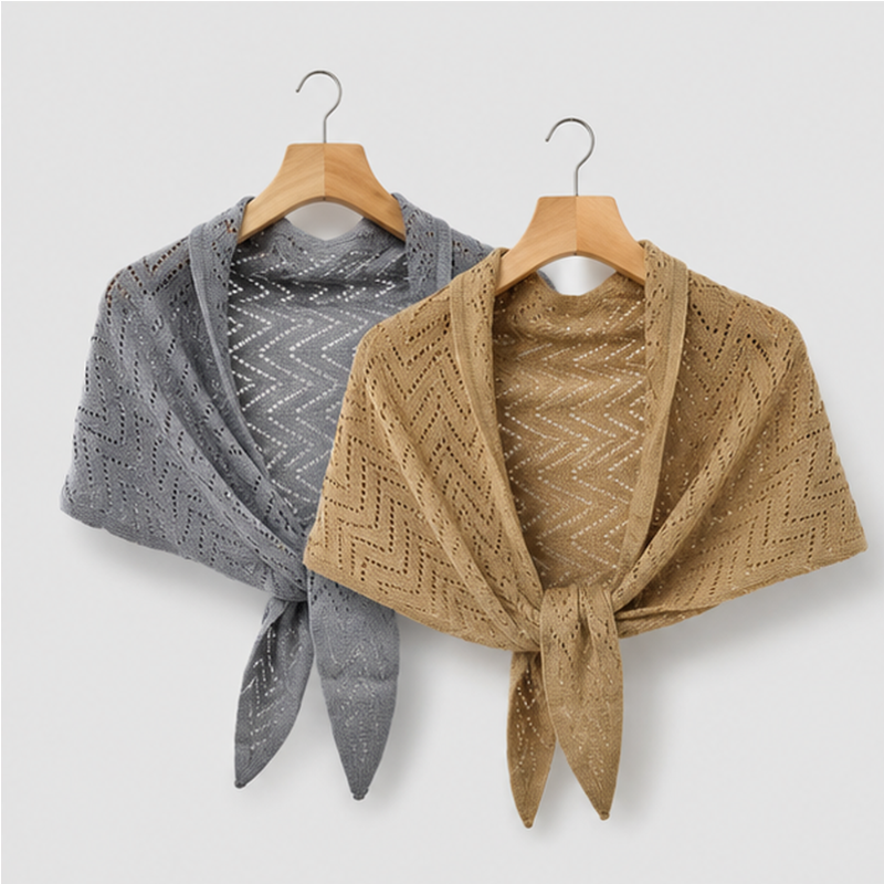 Crochet Triangle Scarf Wrap
