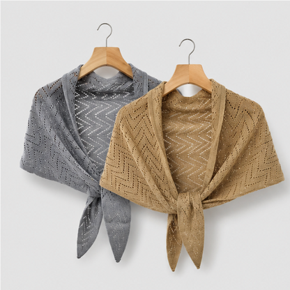 Crochet Triangle Scarf Wrap