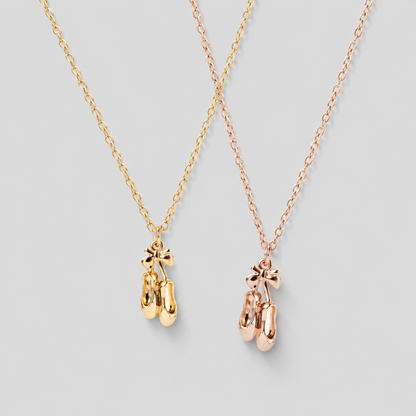 Ballet Shoe Pendant Necklace