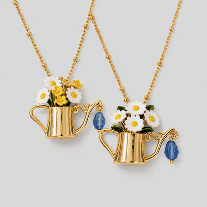 Flower Pot Necklace