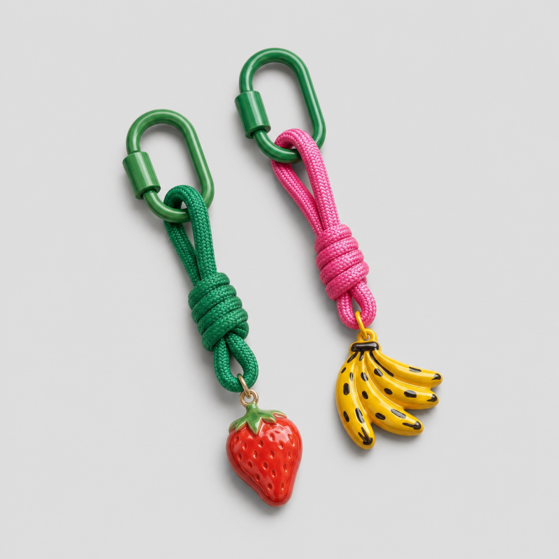 Tropical Pandent Bag Charm