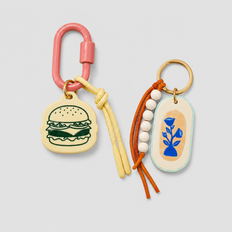Dessert Shape Keychain