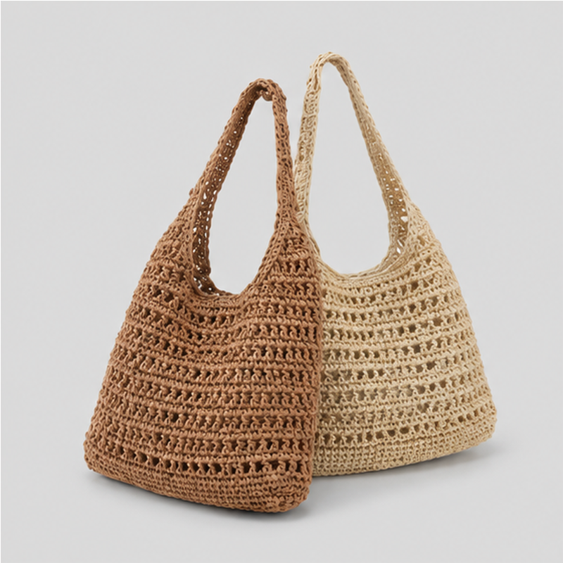 Crochet Scoop Shoulder Bag