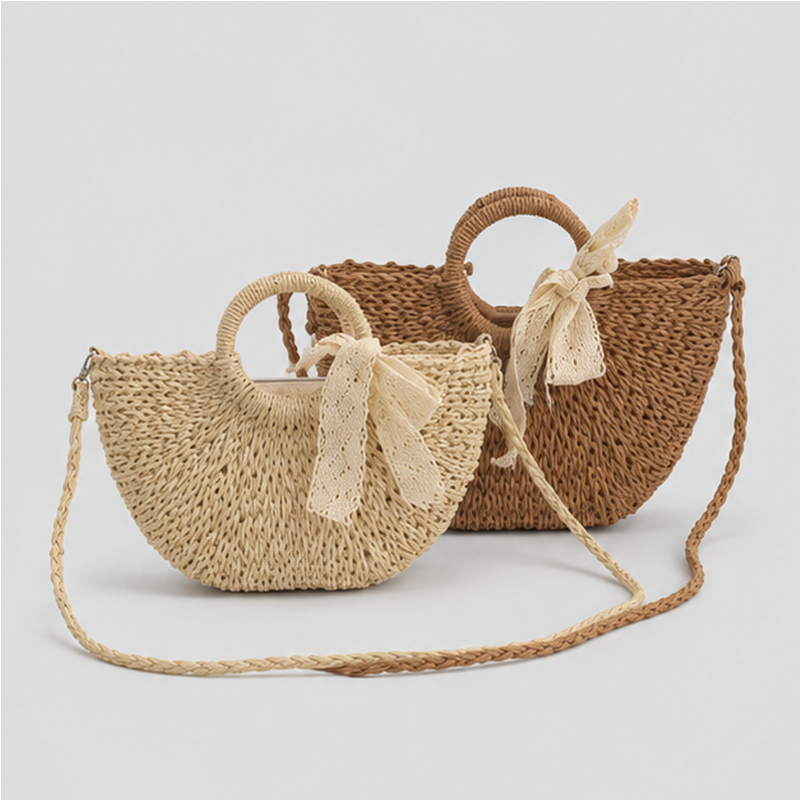 Crochet Hobo Shoulder Bag