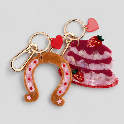 Mixed Fruit Keychain