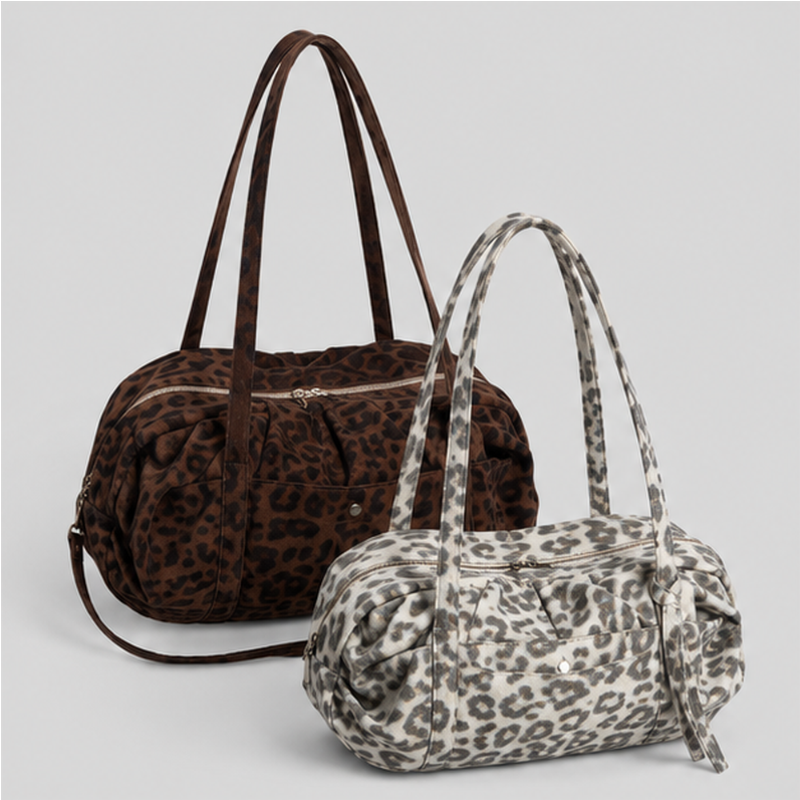 Leopard Print Shoulder Bag