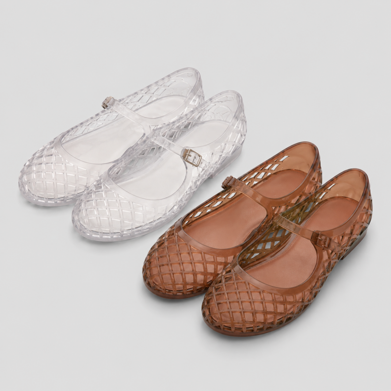 Hollow Cutout Flat Shoes