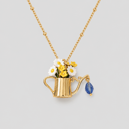 Flower Pot Necklace