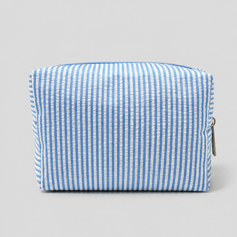 Striped Makeup Pouch