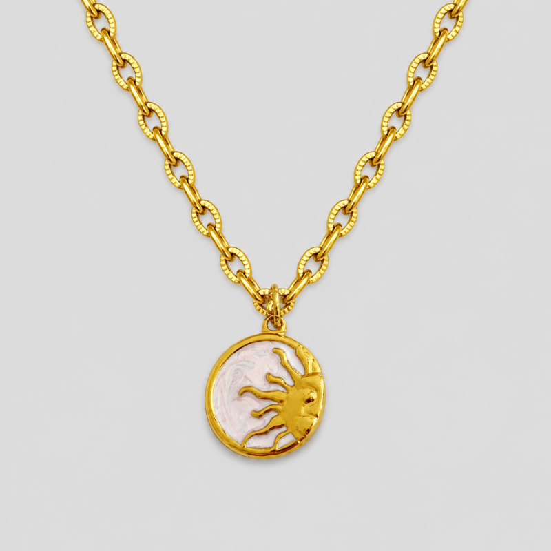 Round Shell Necklace