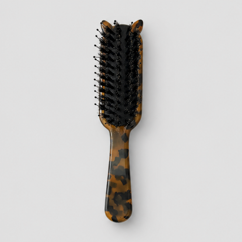 Leopard Print Brush Comb