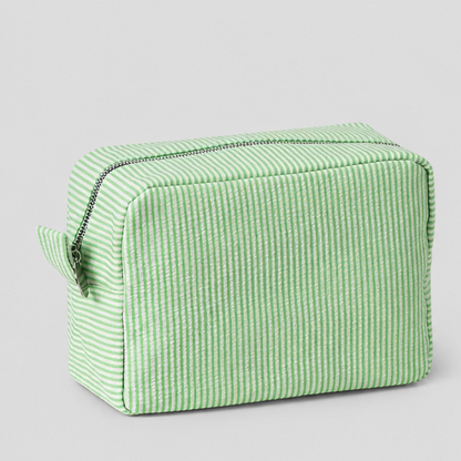 Ribbed Cosmetic Pouch