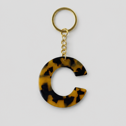 Letter Initial Keychain